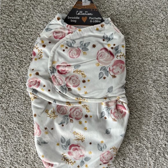 Other - Floral Baby Swaddle Bag